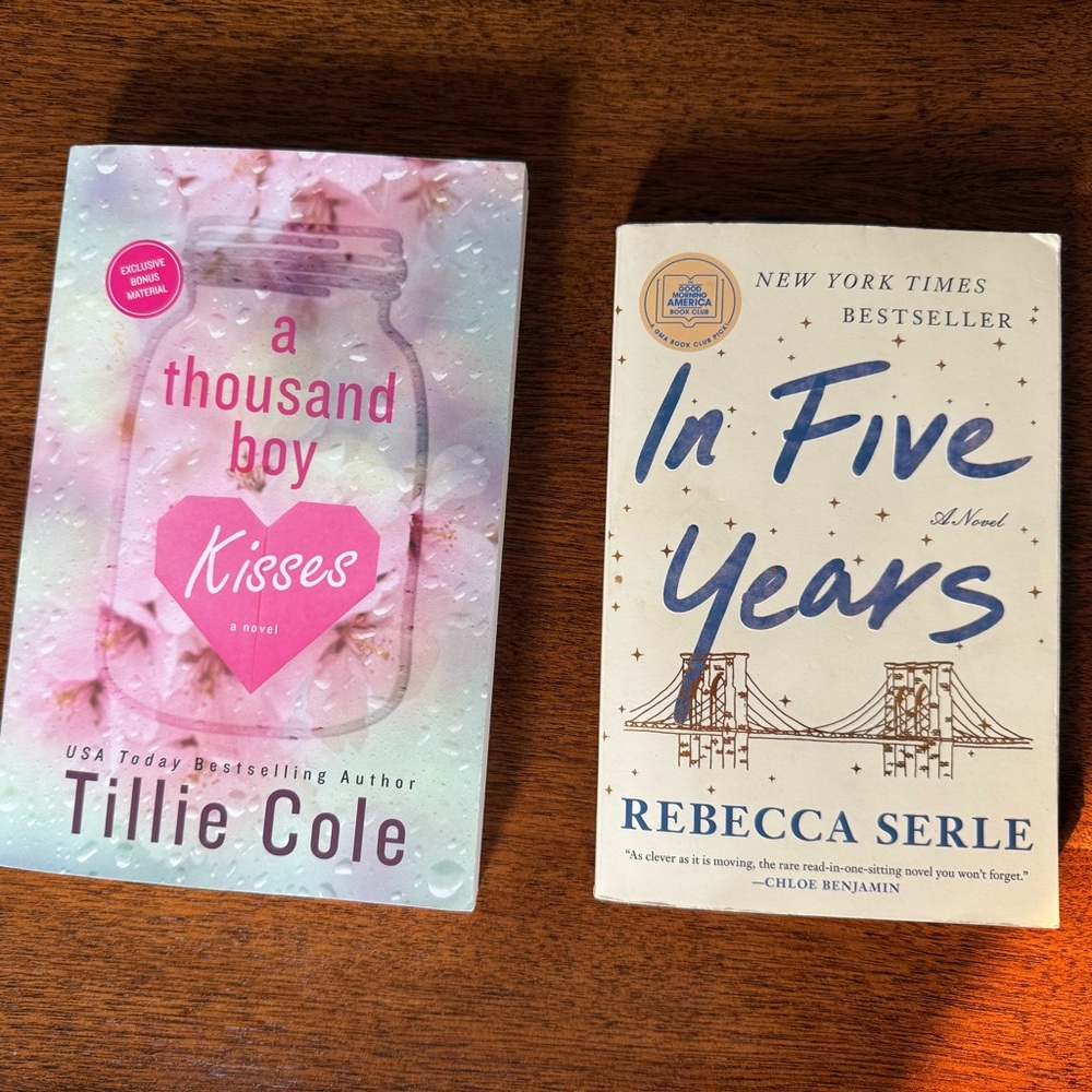 A Thousand Boy Kisses and In Five Years Books